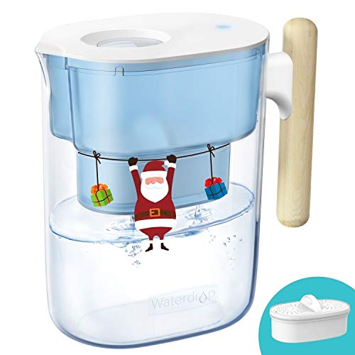 Waterdrop Chubby 10-Cup Water Filter Pitcher with 1 Filter