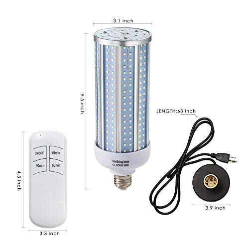 UVC Germicidal HVAC UV Light Sanitizer Air Purifier - 2 Bulbs - 72 Watts  120 V Lamp