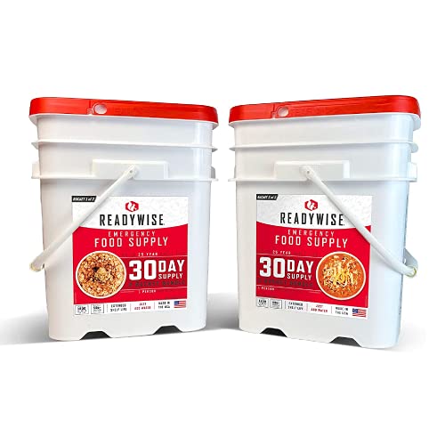 ReadyWise 30-Day Emergency Food Supply | 2 Buckets