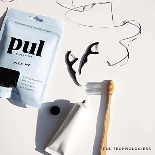 PUL Biodegradable Dental Floss Picks