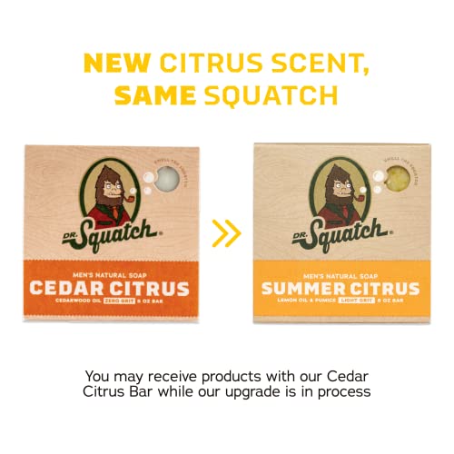 Dr. Squatch Men's Bar Soap Gift Set (10 Bars) – Men's Natural Bar Soap -  Clean Water Mill