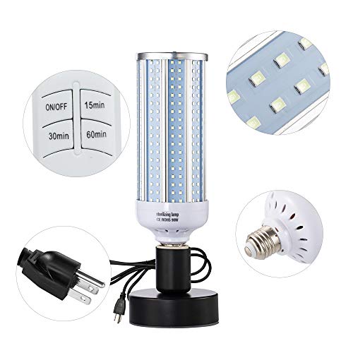 UV Light Sanitizer, Ultraviolet Light Sanitizer for Room，Air Freshener UV  Lamp with Remote Control and Radar Monitor Sensor: Sterilize and Disinfect