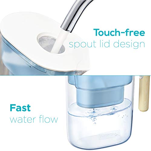 Waterdrop Chubby 10-Cup Water Filter Pitcher with 1 Filter