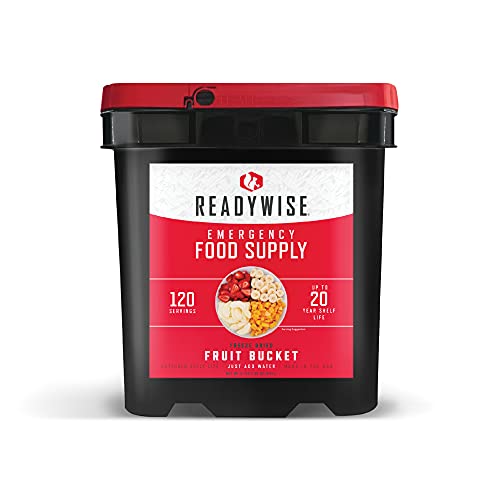 ReadyWise Emergency Food Supply Freeze-Dried Fruits -120 Servings