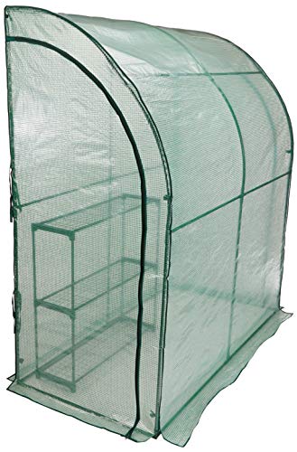 CO-Z Lean to Greenhouse Walk in, Portable Mini Green House with PE Cover
