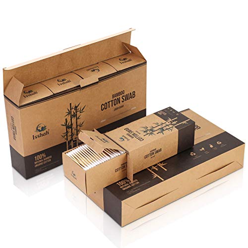 Bamboo Cotton Swabs - 2000 Count