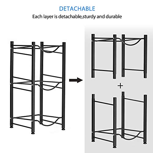 Dema® 3 Station Chemical Gallon Bottle Storage Rack