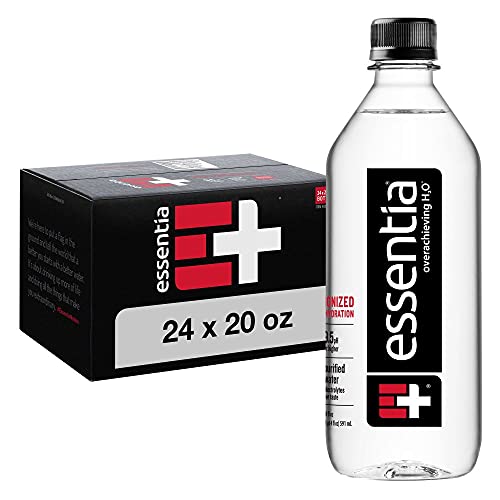 Essentia Ionized Alkaline Bottled Water; 20 Fl Oz (Pack of 24)