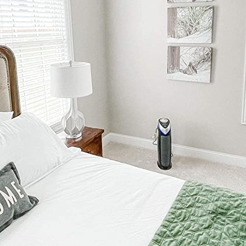 Germ Guardian True HEPA Filter Air Purifier with UV Light Sanitizer, Eliminates Germs, Filters Allergies, Pollen, Smoke, Dust Pet Dander, Mold Odors, Quiet 22 inch 4-in-1 Air Purifier for Home AC4825E