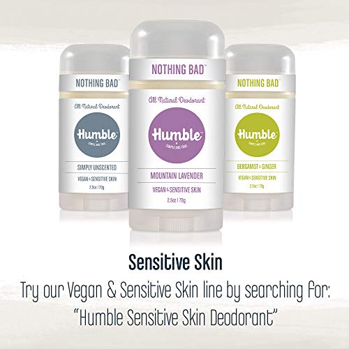 Humble All Natural Deodorant |Aluminum and Paraben Free