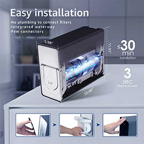 Waterdrop D6 - Under Sink RO Reverse Osmosis Water Filtration System, 600 GPD