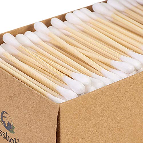 Bamboo Cotton Swabs - 2000 Count