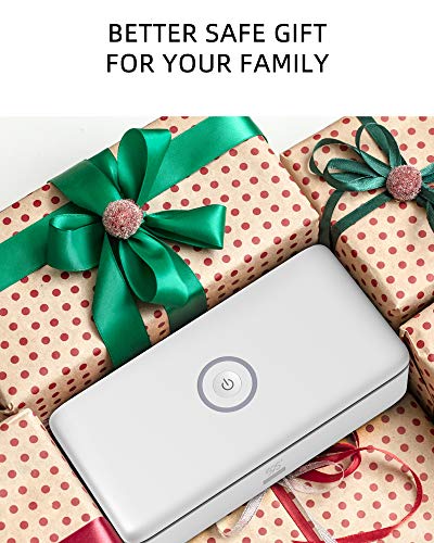 UV Light Sanitizer Box, UV-C Sterilizer Box, UV Phone Sanitizer Box for Smartphone,Jewellery and Household Items