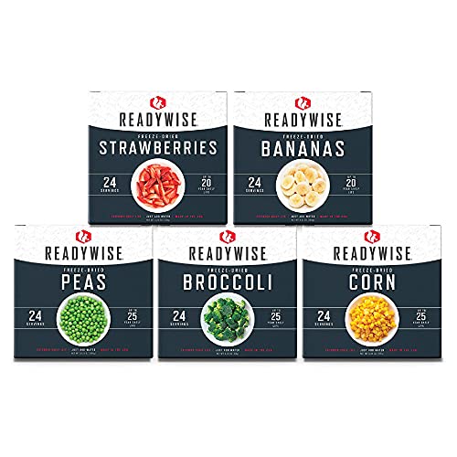 ReadyWise Emergency Food Supply, Freeze-Dried Survival-Food Disaster Kit 120 Servings