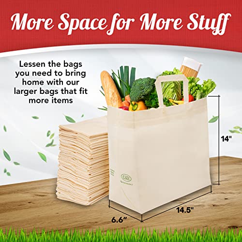 50 Pack Reusable Eco-Friendly Grocery Shopping Bags