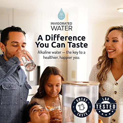 pH Recharge Glass Alkaline Water Filter Dispenser | Countertop Water Filtration System