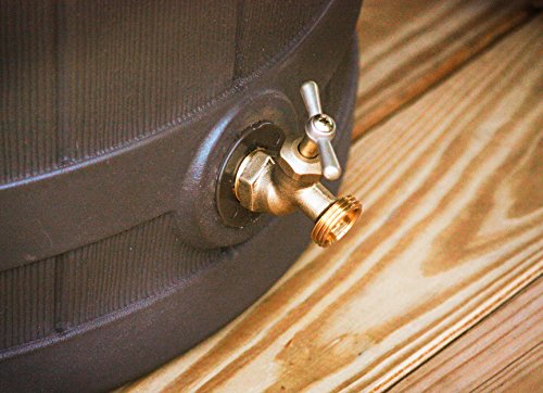 Good Ideas RW40-OAK 40 -Gallon Rain Barrel