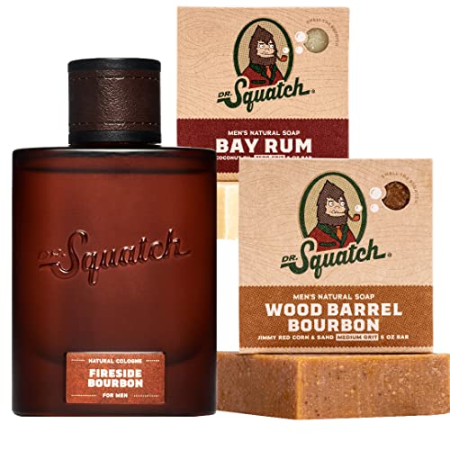 Dr. Squatch Men's Cologne and Natural Bar Soap