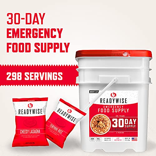 ReadyWise 30-Day Emergency Food Supply | 2 Buckets