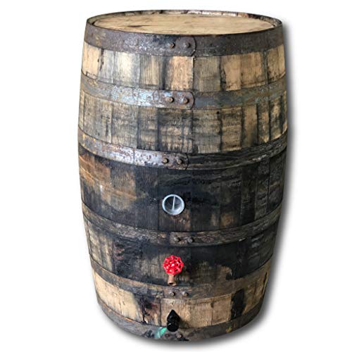 Whiskey/Bourbon Barrel Rain Barrel, 53 Gallon, Used Food Grade Oak Barrel