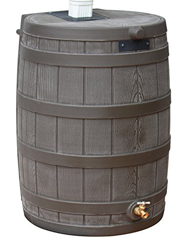 Good Ideas RW40-OAK 40 -Gallon Rain Barrel