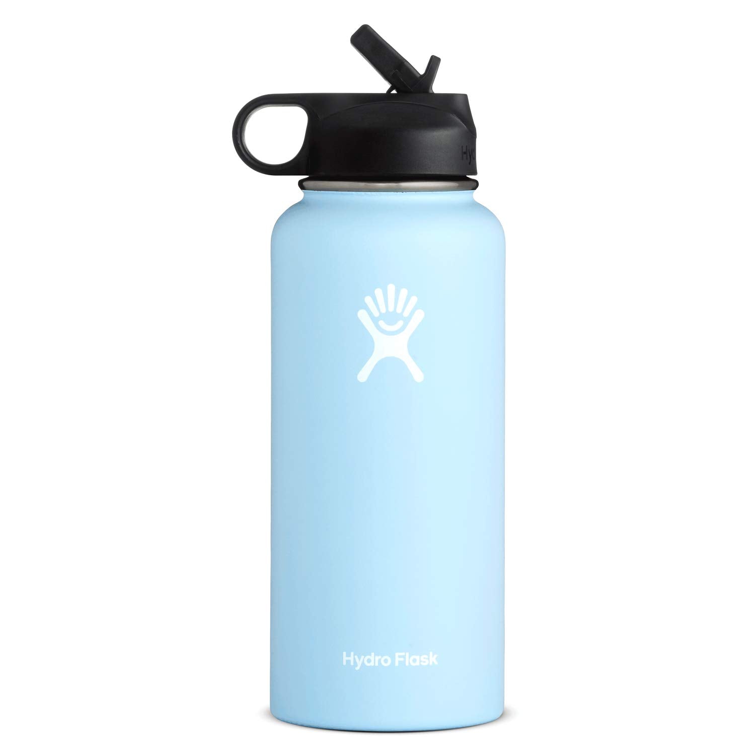Hydro Flask Wide Mouth Water Bottle, Straw Lid - 40 oz, Frost