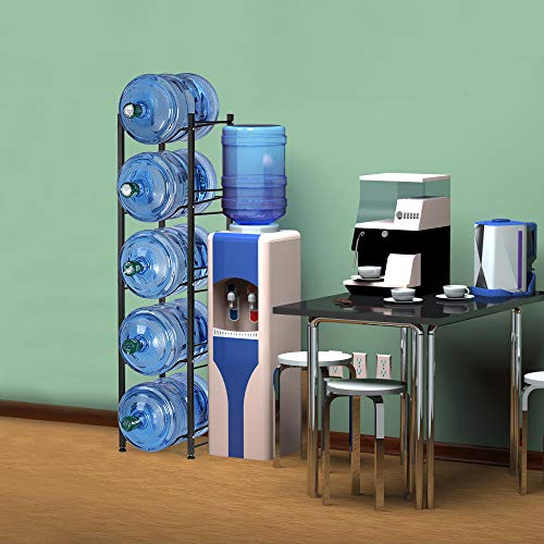 Nandae Water Cooler Jug Rack, 5-Tier Heavy Duty Water Bottle