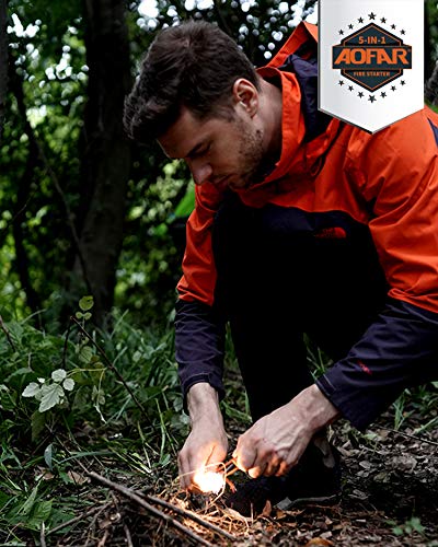 AOFAR Fire Starter AF-381 Fire Steel 5-in-1