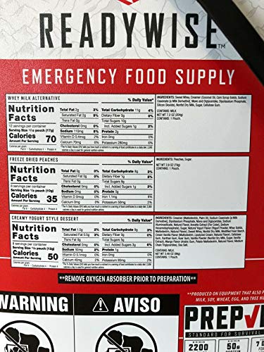 ReadyWise 124 Serving Ultimate Preparedness Pack, 25 Year Shelf Life