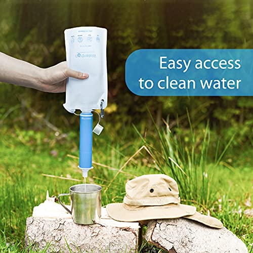 Waterdrop Gravity Water Filter Straw - Portable Water Purifier - Clean Water  Mill