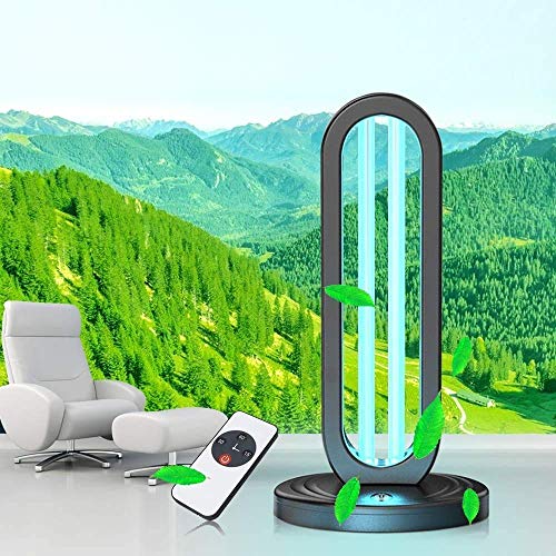 UV Light Sanitizer, Ultraviolet Light Sanitizer for Room，Air Freshener UV  Lamp with Remote Control and Radar Monitor Sensor: Sterilize and Disinfect