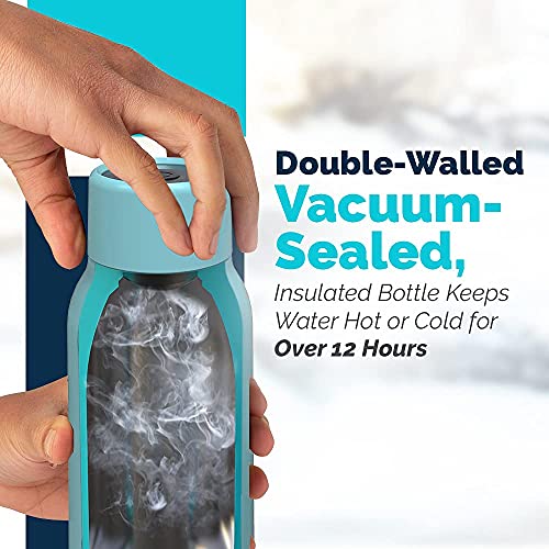 Self-Cleaning and Insulated Stainless Steel Water Bottle with UV