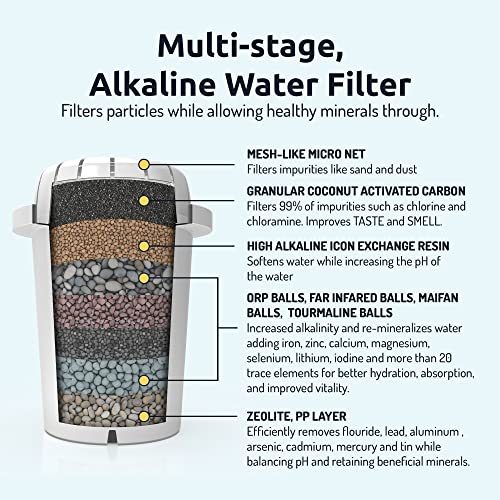 Invigorated Water Alkaline Water Filter Dispenser