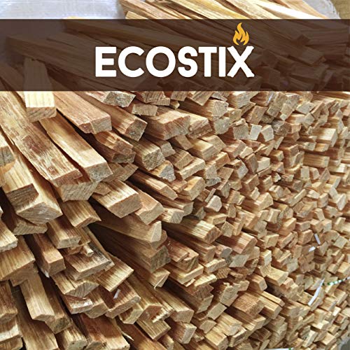EasyGoProducts Approx. 120 Eco-Stix Fatwood Fire Starter Kindling Firewood Sticks – 100% Organic – Firestarter for Wood Stoves, Fireplaces, Campfires, Bonfires, 10 Lbs