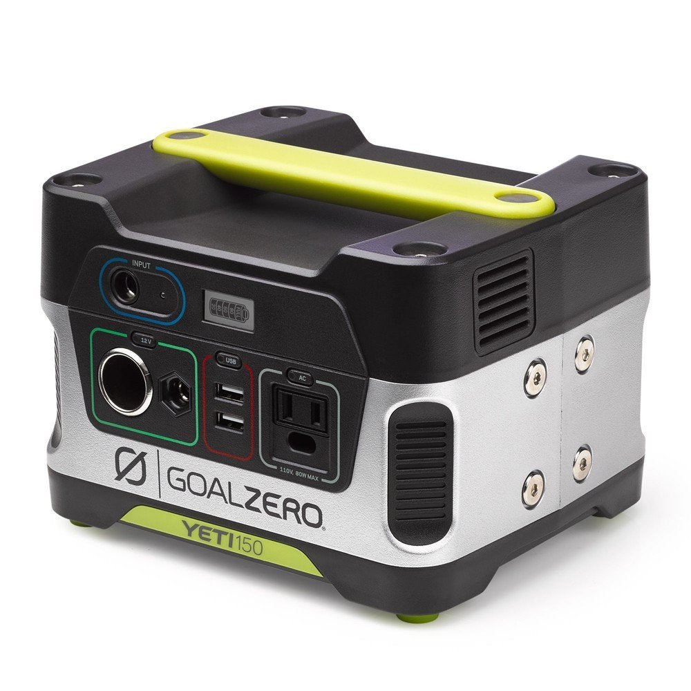 Goal Zero Yeti 150 Portable Power Station, 150Wh Small Generator Alternative with 12V, AC and USB Outputs