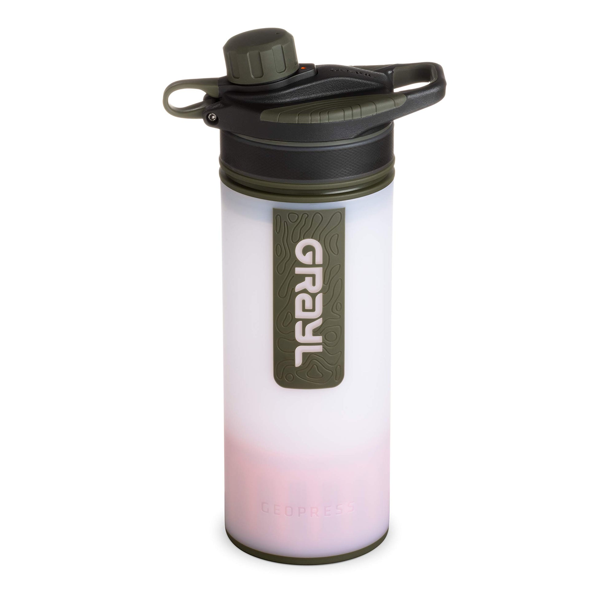 GRAYL Geopress 24 oz Water Purifier for Global Travel, Backpacking, Hiking, and Survival