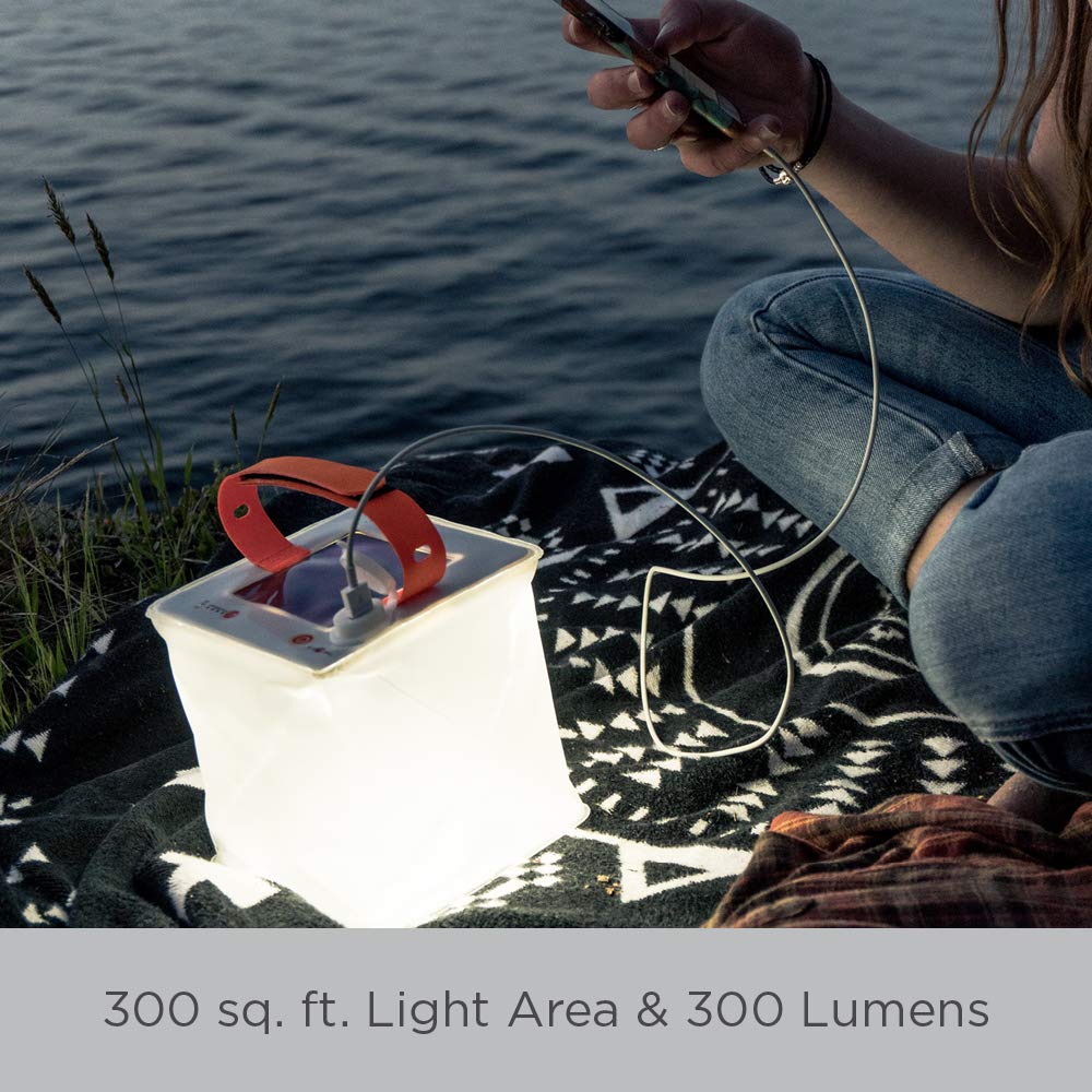 LuminAID PackLite Max 2-in-1 Lantern & Phone Charger Solar & USB