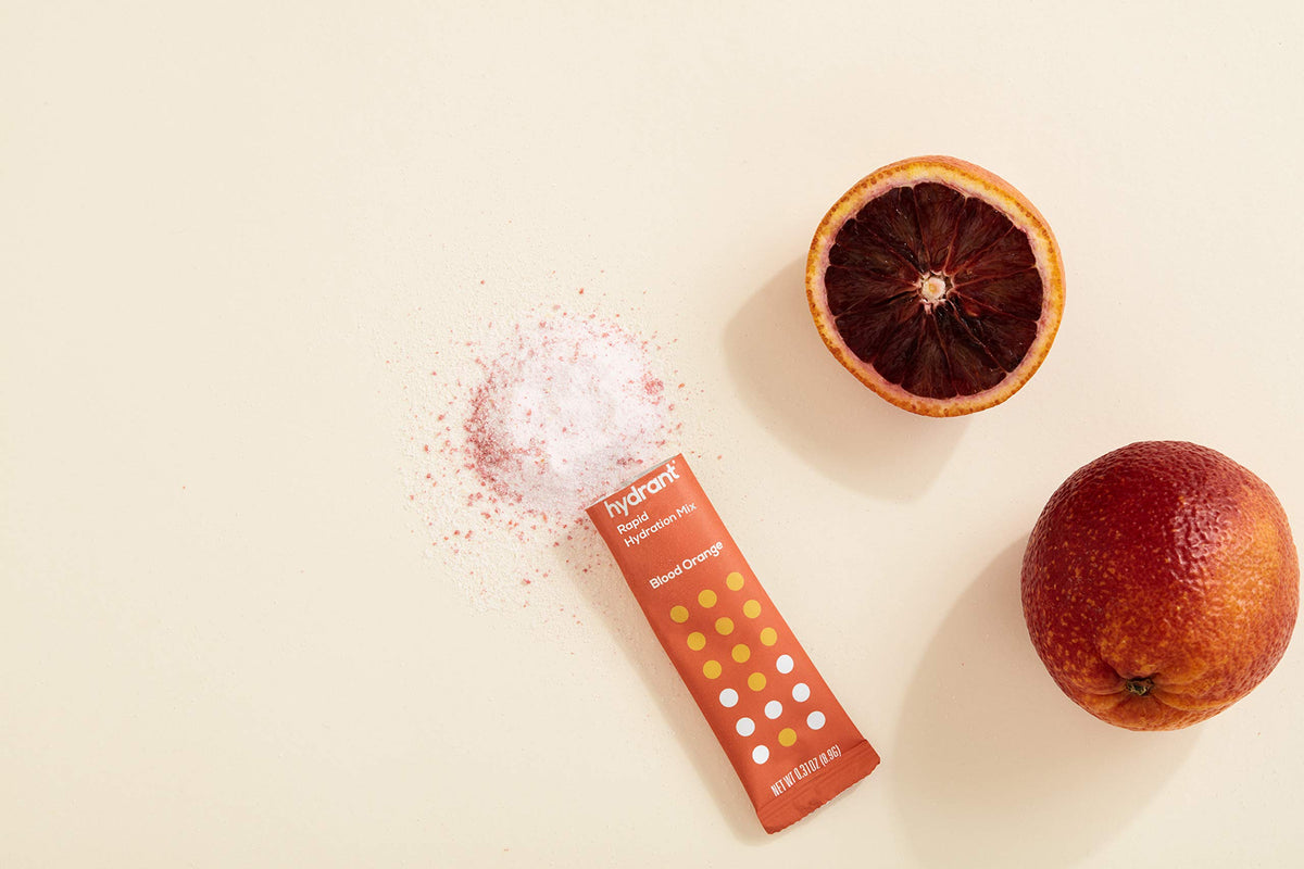 Hydrant Blood Orange Rapid Hydration Mix Version 2 | Electrolyte Powder | Dehydration Recovery Drink Blend 30pk