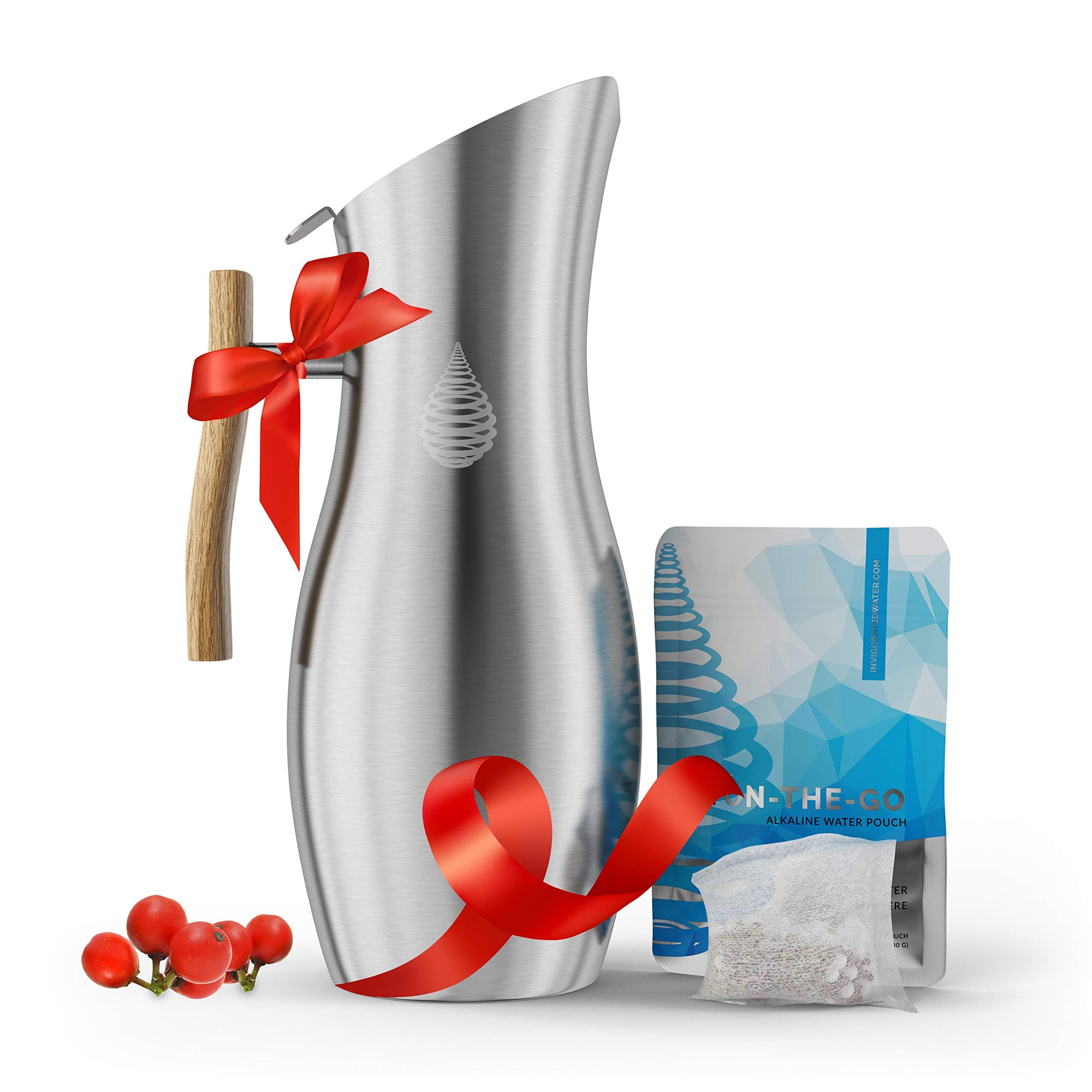 Invigorated Water pH Vitality Stainless Steel Alkaline Water Pitcher
