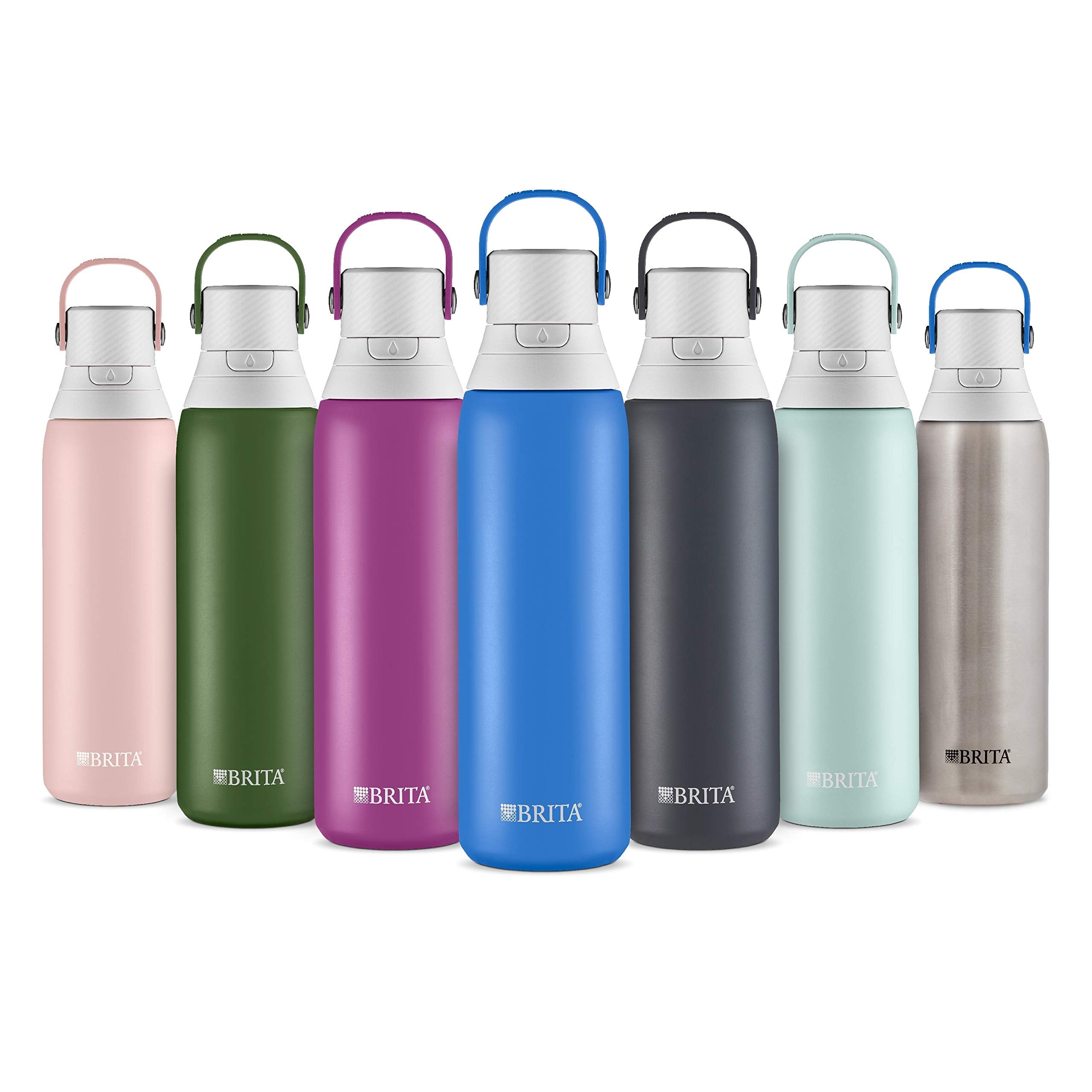 Brita 20oz Premium Double-Wall Stainless Steel Insulated Filtered Water  Bottle - Water Filters & Pitchers