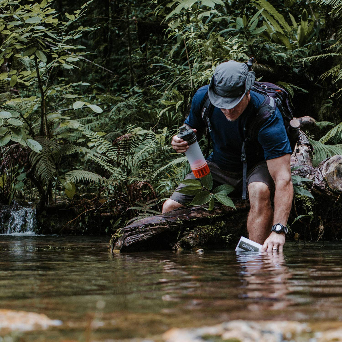 GRAYL Geopress 24 oz Water Purifier for Global Travel, Backpacking, Hiking, and Survival