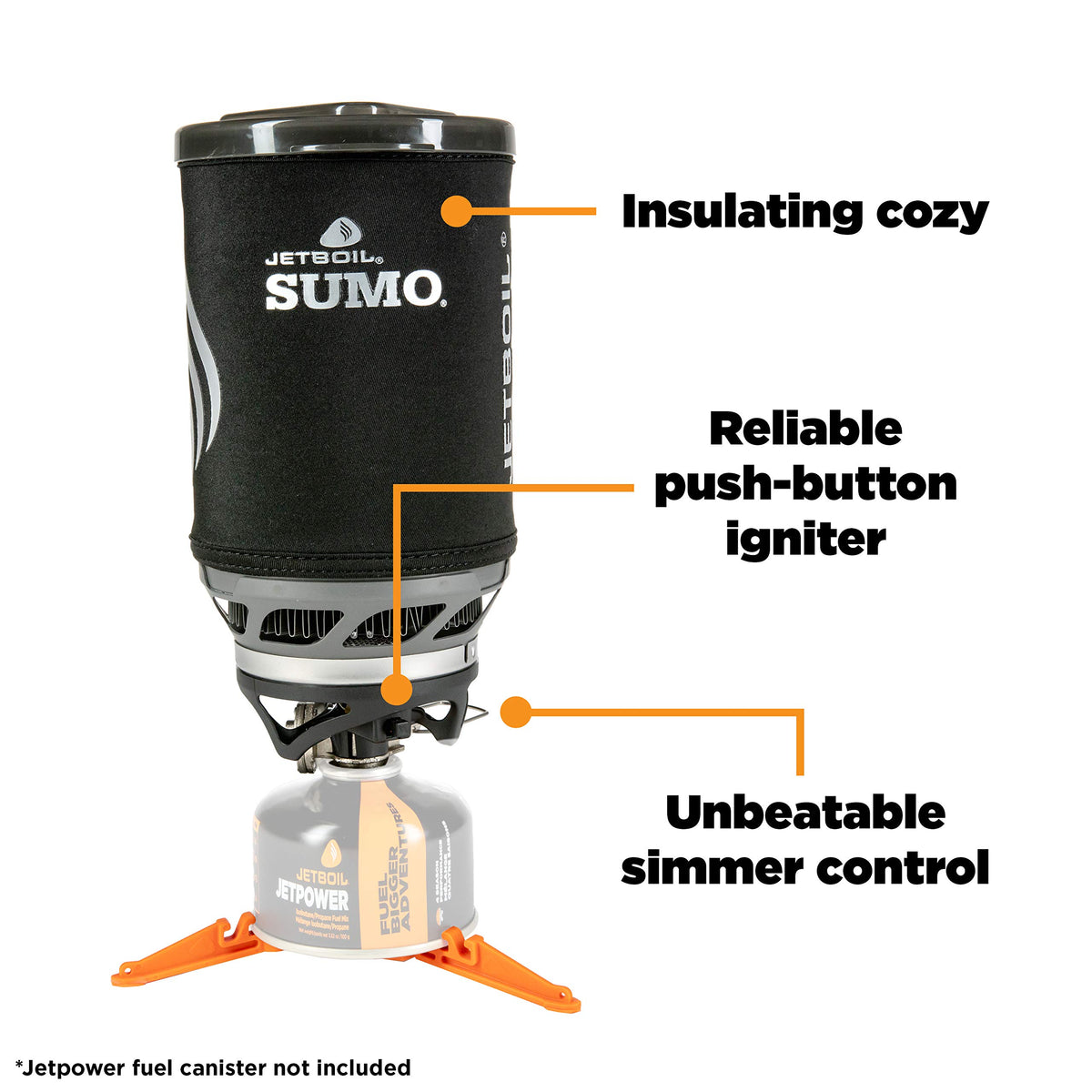 Jetboil Sumo Camping Stove Cooking System, Carbon